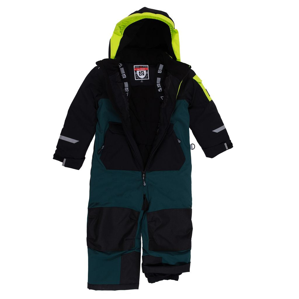 Habit de Neige « Performance » 1 Pièce - Vert - F25M901 - 2 à 10 ans
