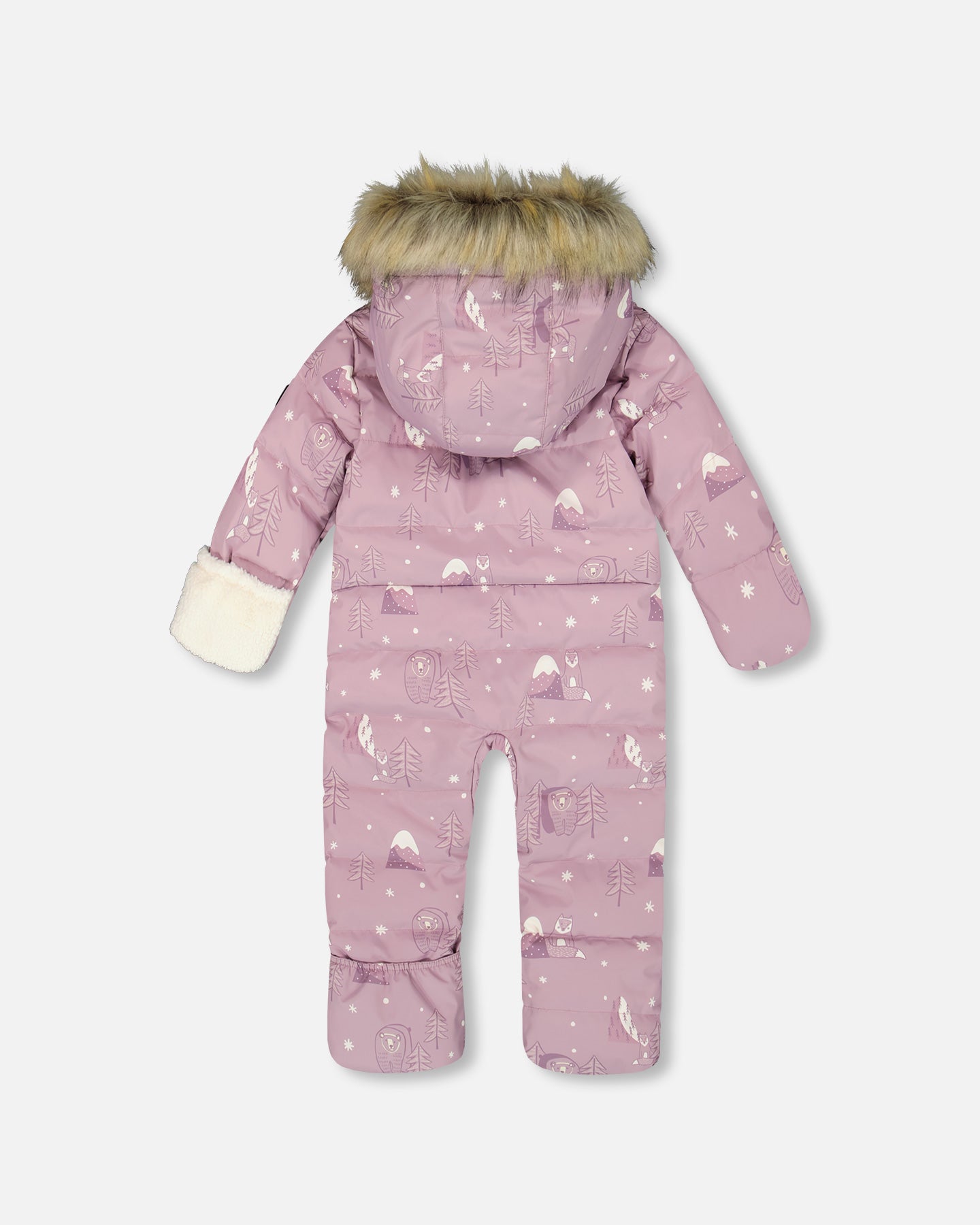Habit de Neige 1 Pièces - Imprimé poupre - H10B701-003 - 6 à 24 mois