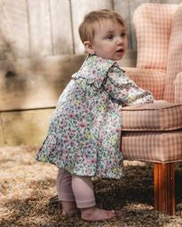Ensemble tunique de mousseline de coton et leggings - H20A10-046 - 3 à 24 mois