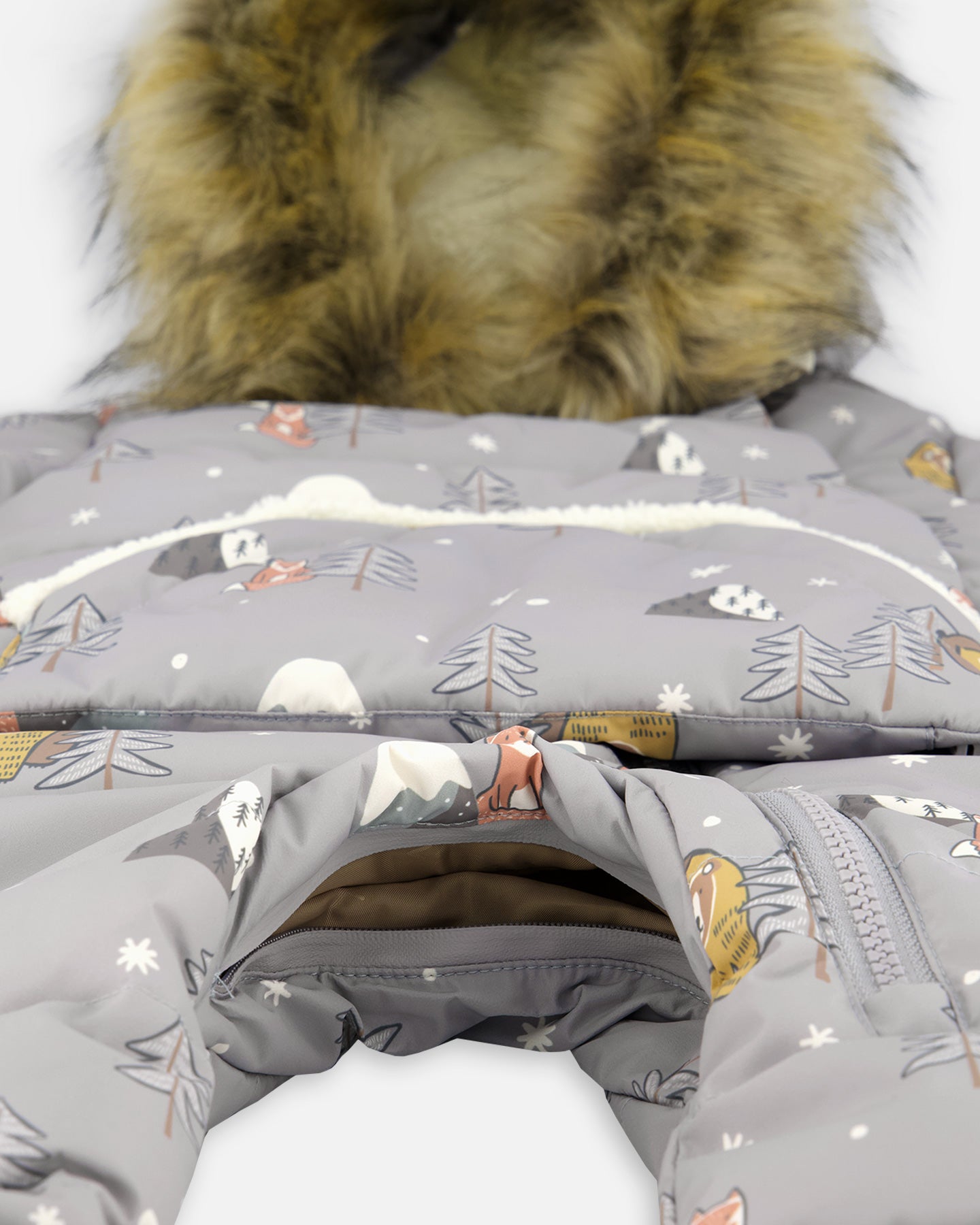 Habit de Neige 1 Pièces - Imprimé gris - H10B701-004 - 6 à 24 mois