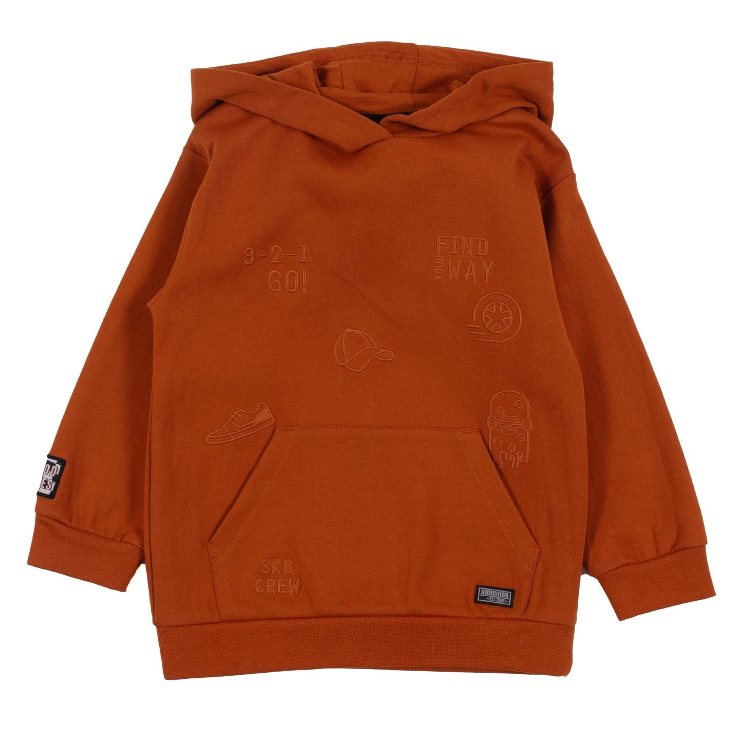 Hoodie - Sens unique - F2501-03 - 2 à 10 ans