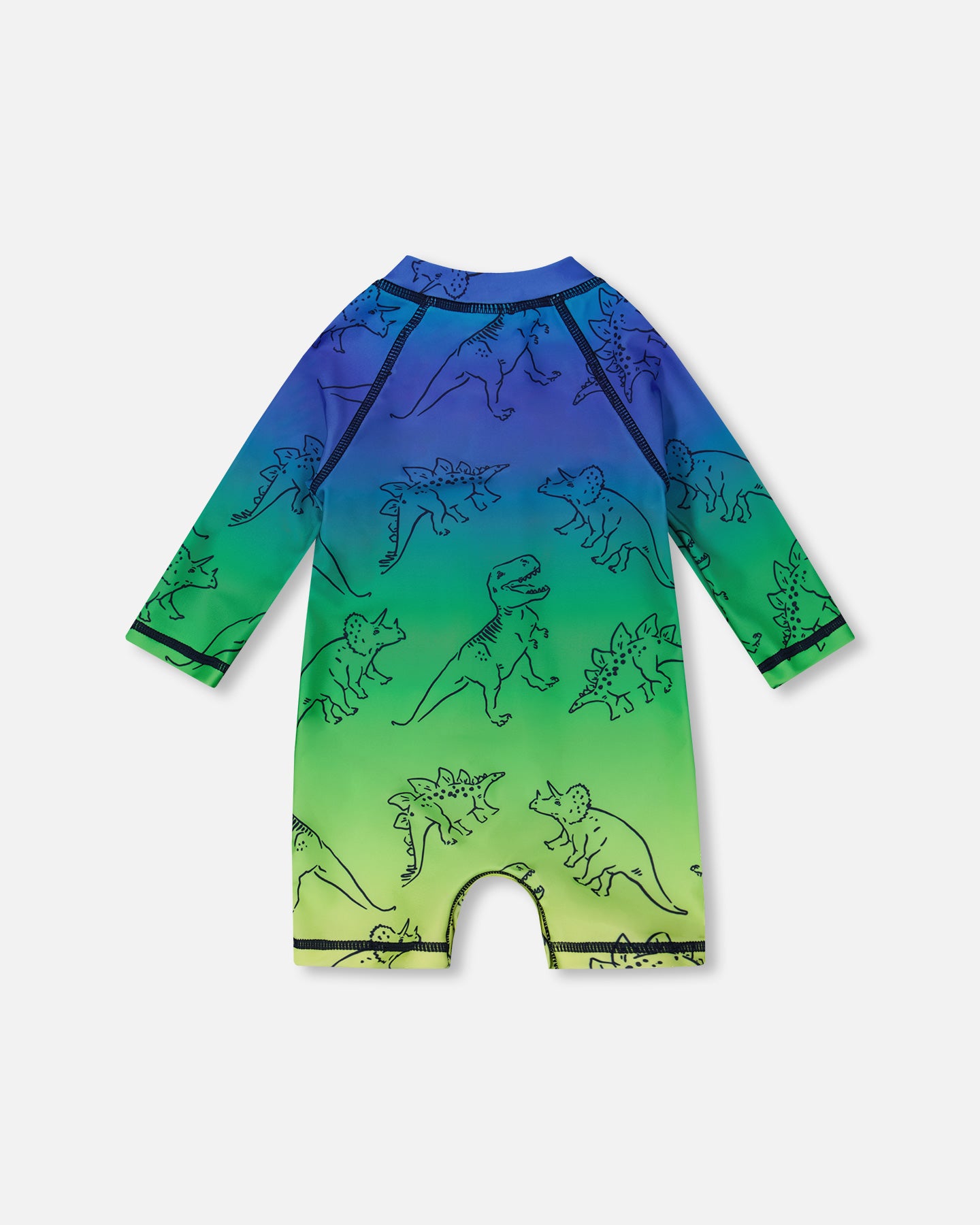 Maillots De Bain Dégradé Bleu, Vert Et Citron Vert - G30NB15_000- 6 à 24 mois