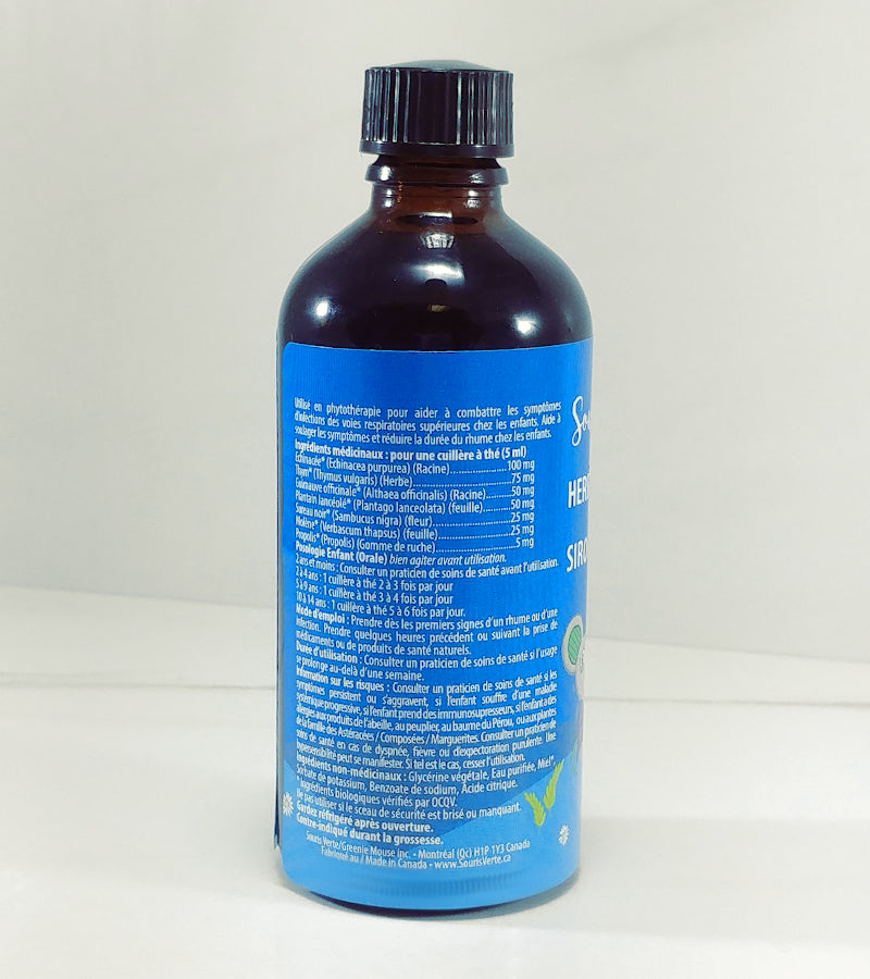 Sirop aux herbes 100 ml