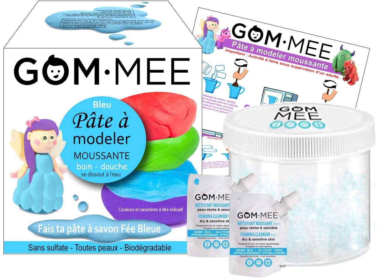 BOITE LA FABRIQUE, PÂTE À MODELER MOUSSANTE CORPS DRAGON ROUGE | GOMMEE