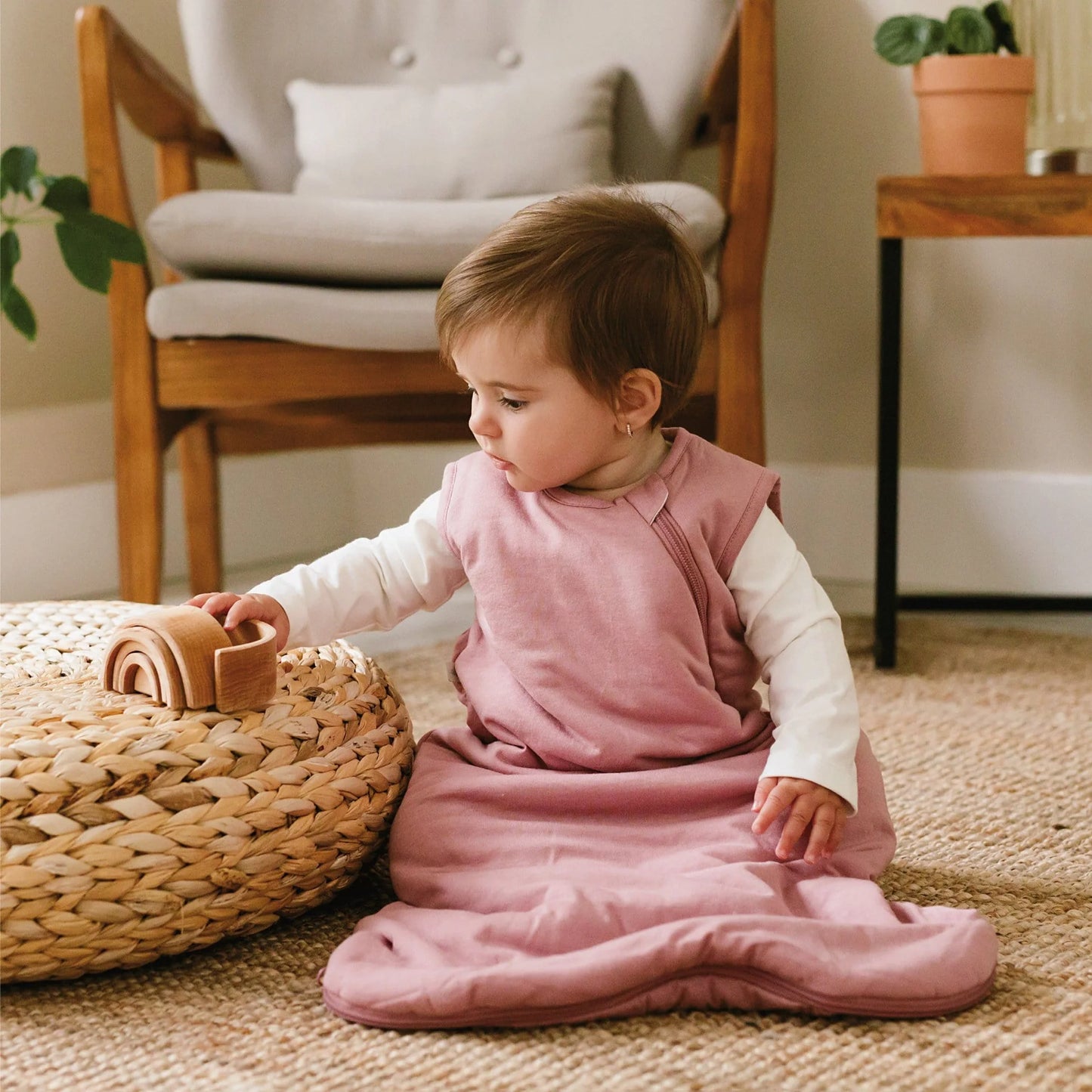 Sac de nuit matelassé en bambou - Lotus (2,5 tog)