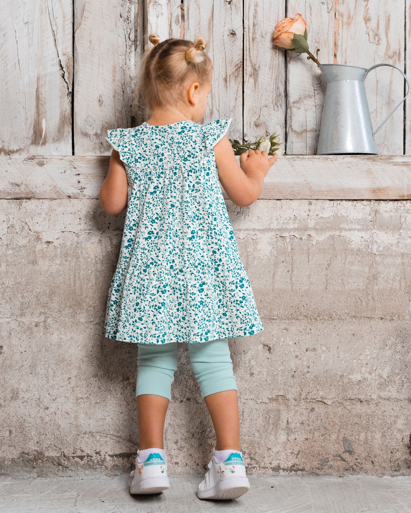 Legging 3/4 turquoise - Koalas - G30F61-410 - 2 à 8 ans