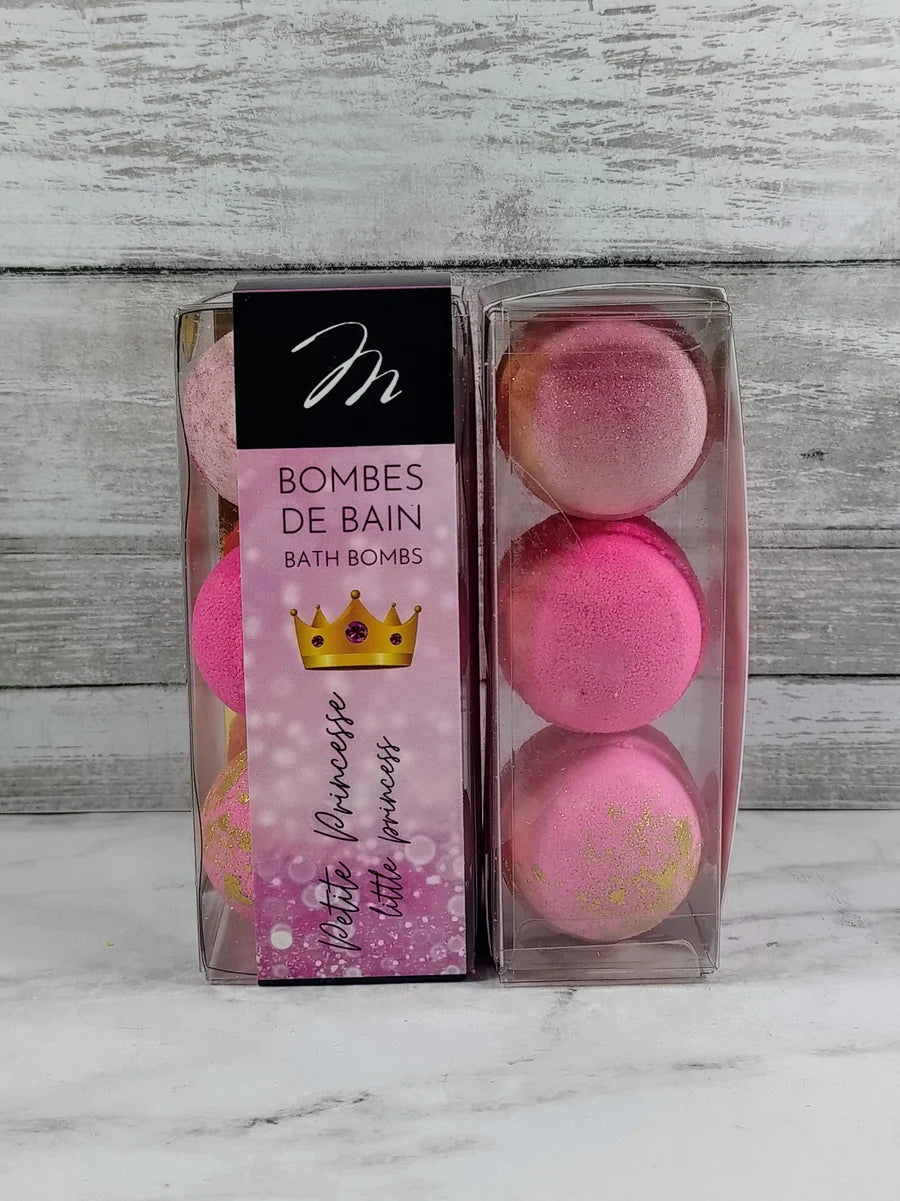 Ensemble de 3 Bombes de Bain - Petite princesse