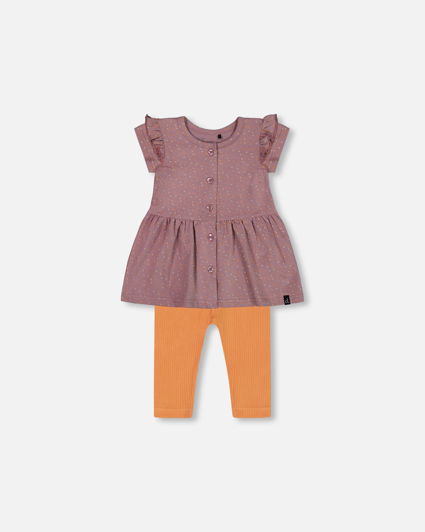 Ensemble tunique et legging en coton organique - G30B12_063 - 3 à 24 mois