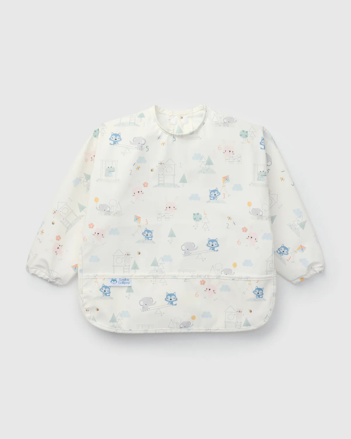 Bavoir Manches Longues Imperméable - Mini Mathletes