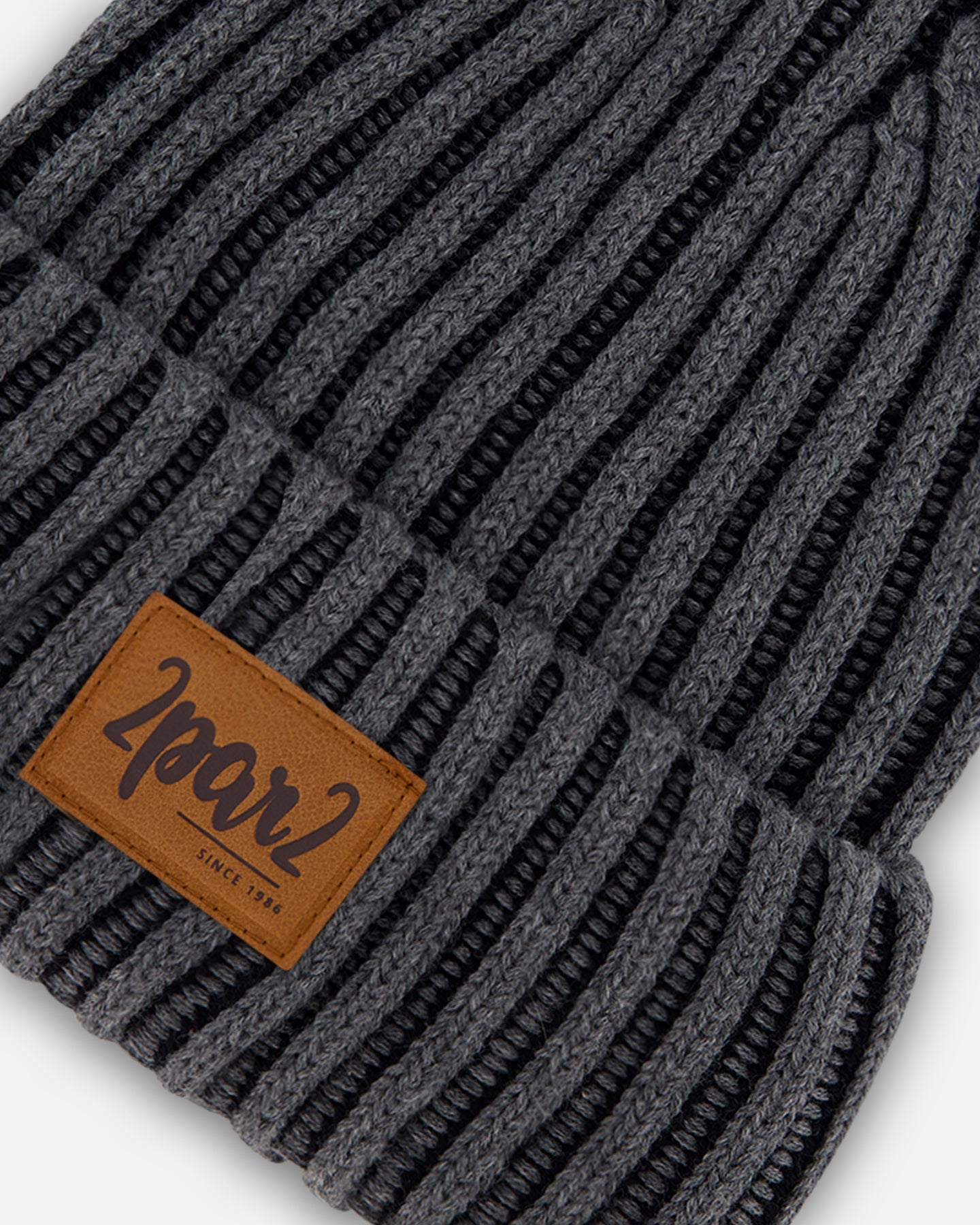 Tuque en tricot - F30WT24-999- Anthracite - 2 à 14 ans