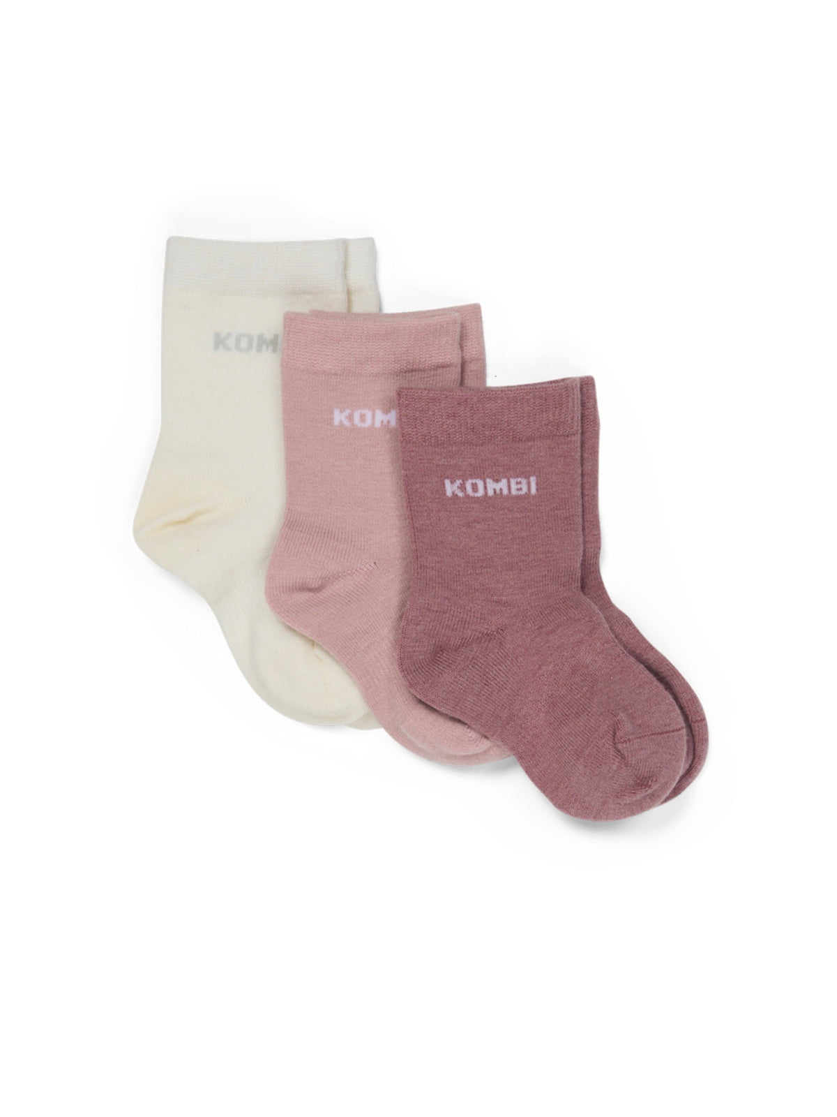 Bas thermal en laine de mérino- Rose - 3 à 24 mois