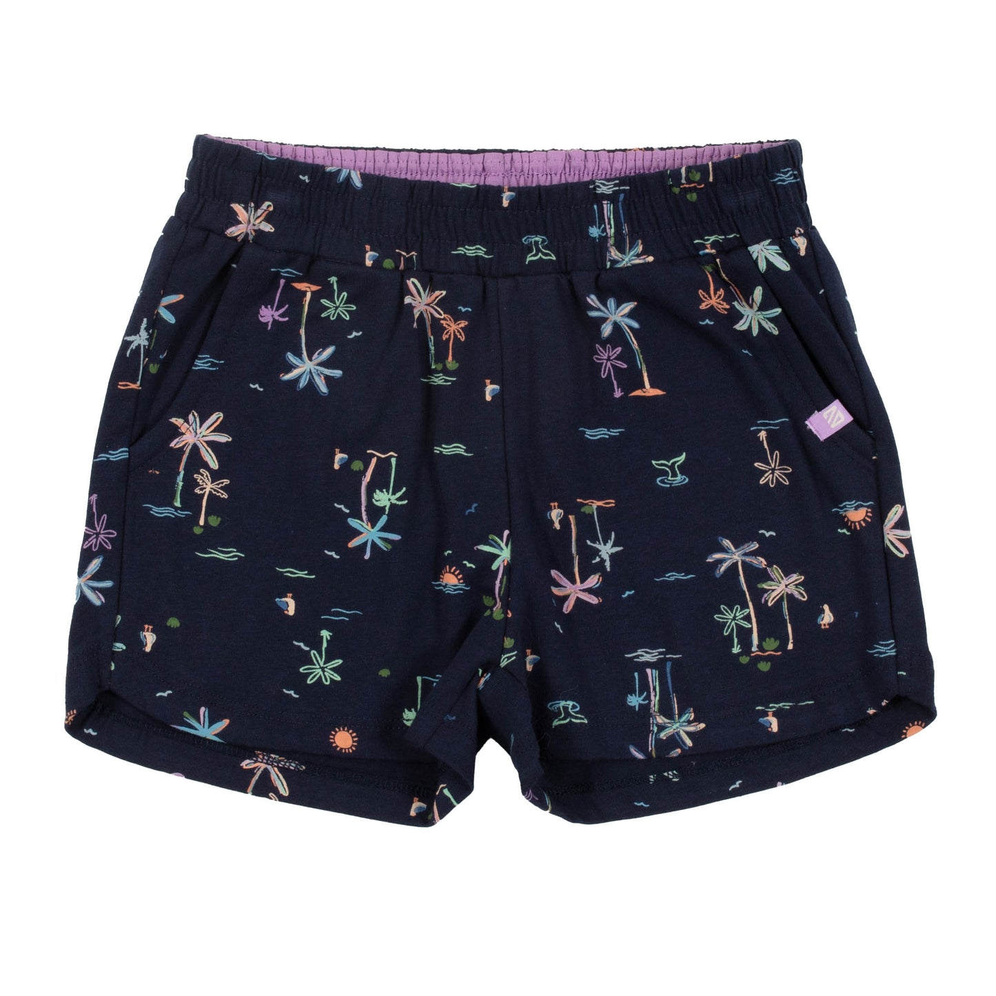 Culotte courte Imprimée - Vacances à Malibu - S2508-10 - 2 à 10 ans