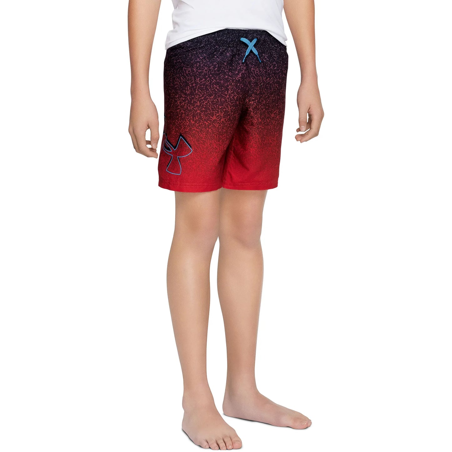 Boardshort Tipped Logo - Rouge - 8 à 14 ans