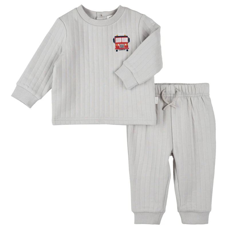 Ensemble 2 pièces chandail et pantalon - Gris - 3 à 24 mois