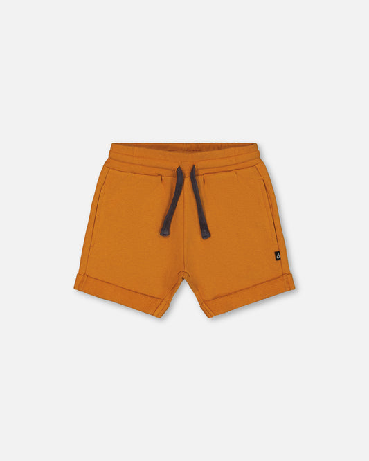 Culotte courte en french terry - G30S27-240 - 2 à 8 ans
