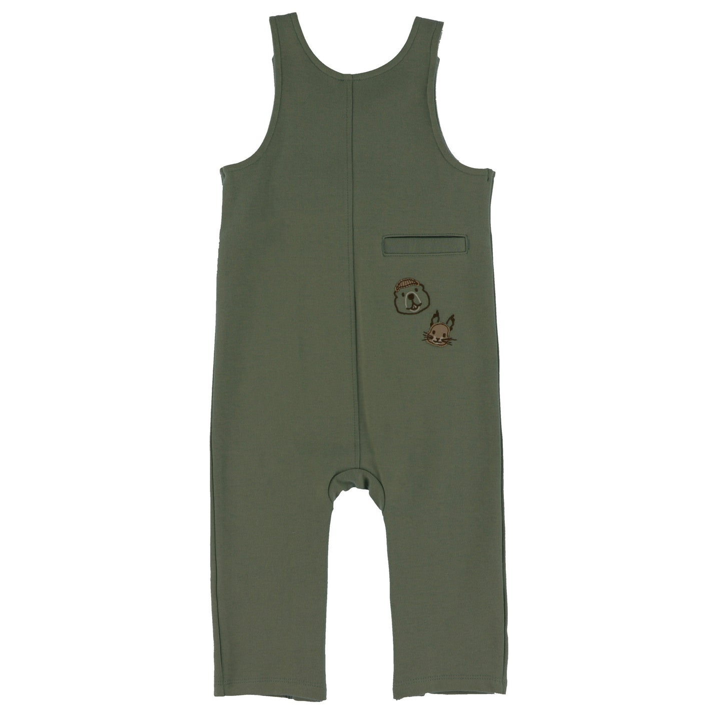 Ensemble cache-couche et salopette - Ma douce forêt - F2659-08 - Nouveau-né à 24 mois