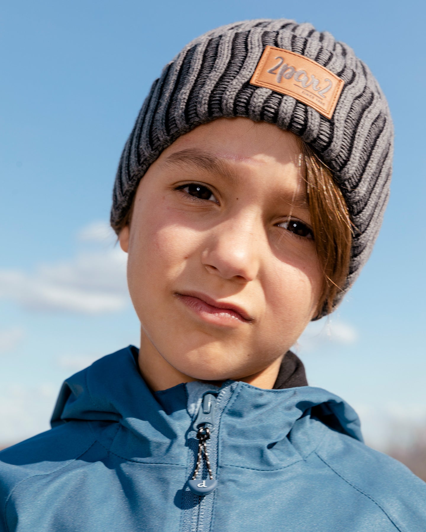 Tuque en tricot - F30WT24-999- Anthracite - 2 à 14 ans