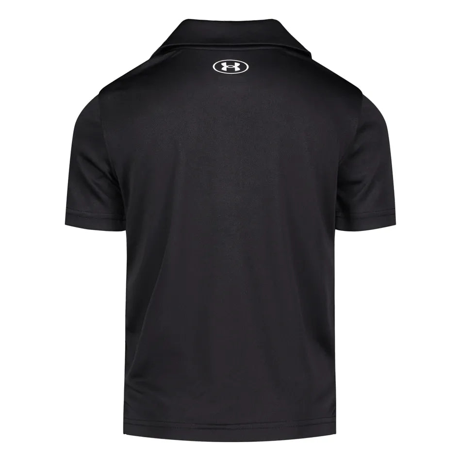 Polo Matchplay Solid - Noir - 8 à 16 ans