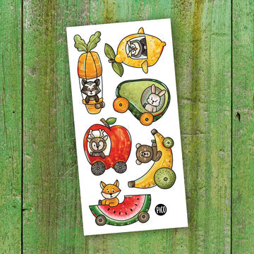Tatouages - Les véhicules fruités