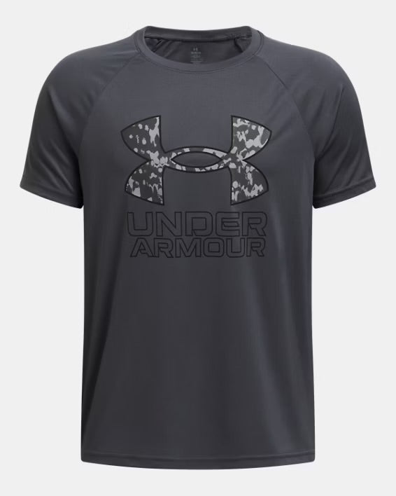 T-shirt Boys' UA Tech™ Hybrid - Noir - 7 à 14 ans