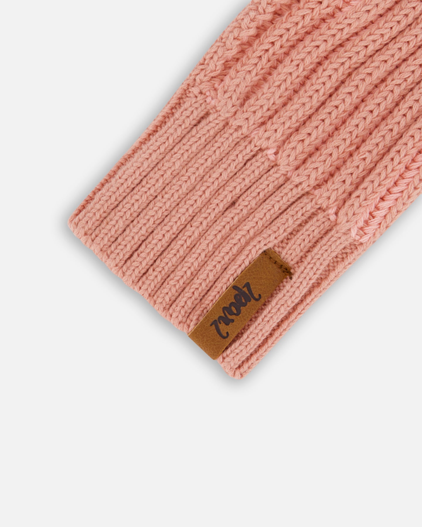 Mitaines en tricot - F30WT26-650- Rose cendré - 2 à 14 ans