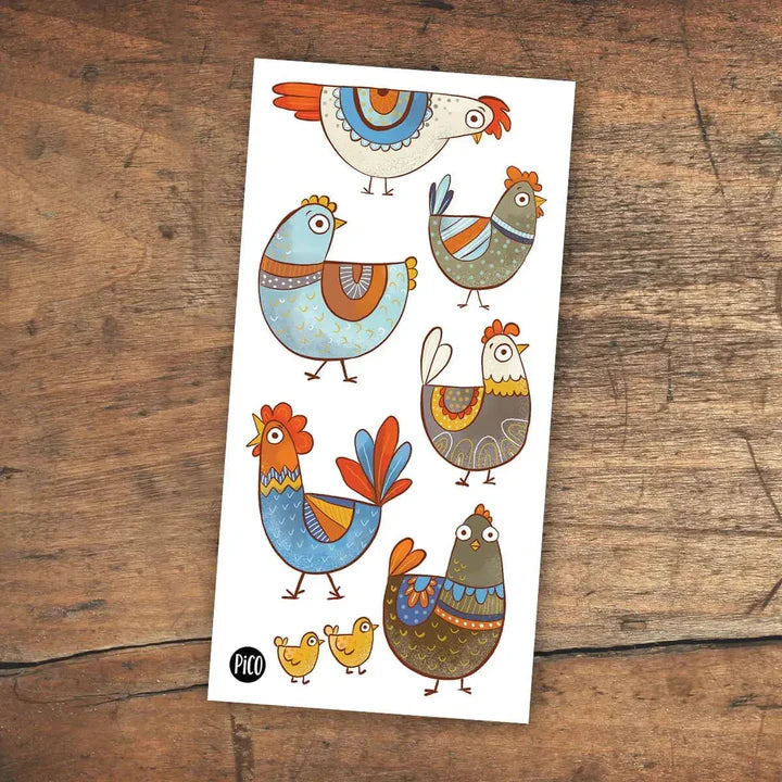Tatouages - Promo de Pâques - Ensemble de 6 tatouages