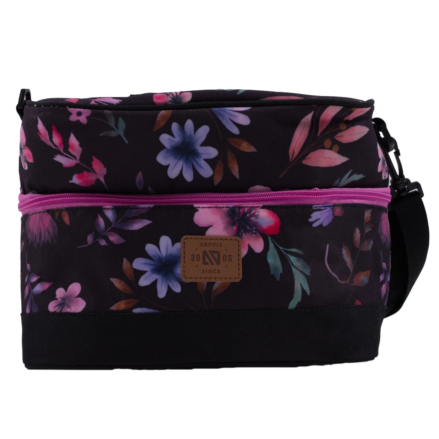 Boite à lunch F25LB102 - Floral noir