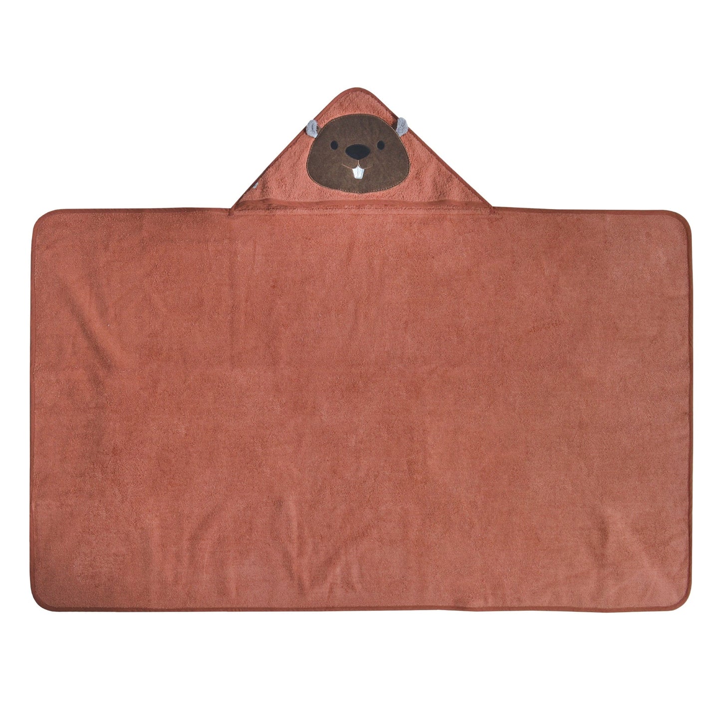Serviette à capuchon pour enfant - Castor