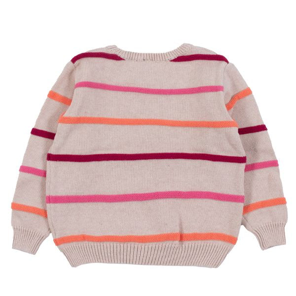 Chandail en tricot - Fleurs d’antan - F2504-07- 2 à 10 ans