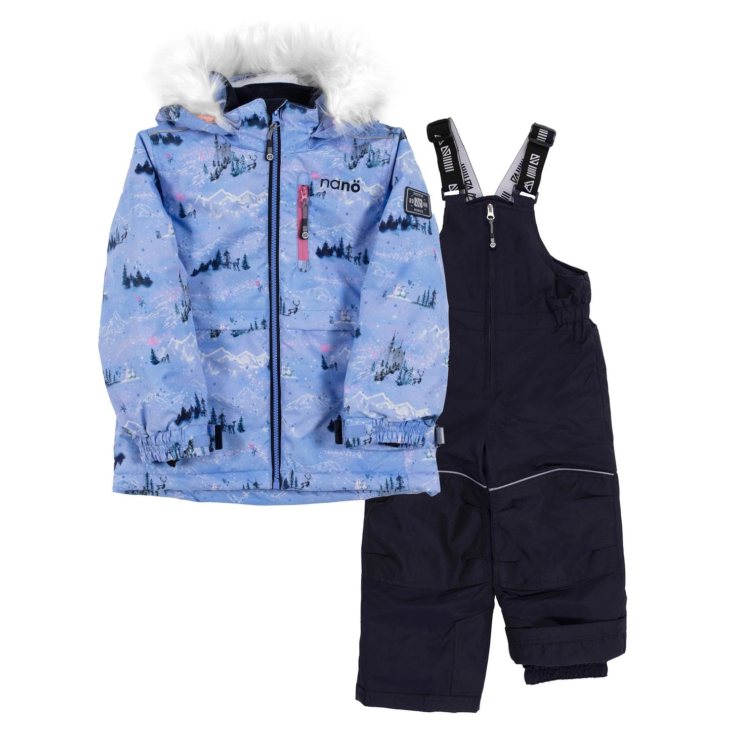 Habit de Neige 2 Pièces - bleu lila - F25M256 - 4 à 7 ans