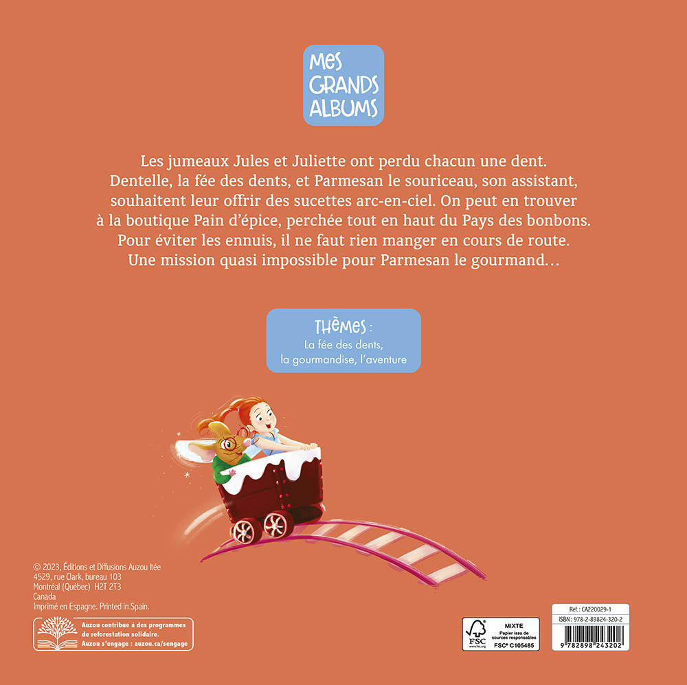 Livres - La Fée Des Dents Au Pays Des Bonbons