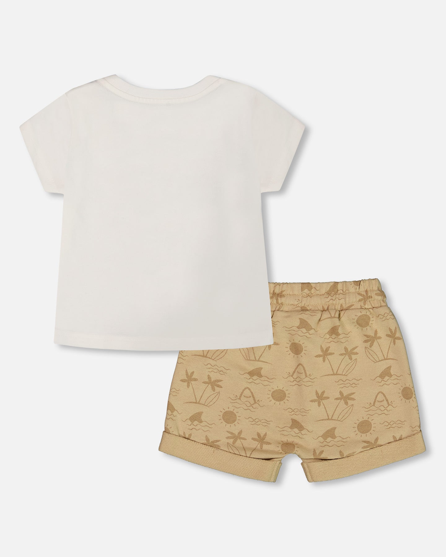 Ensemble chandail et culotte courte en coton - G30T10_084 - 2 à 6 ans