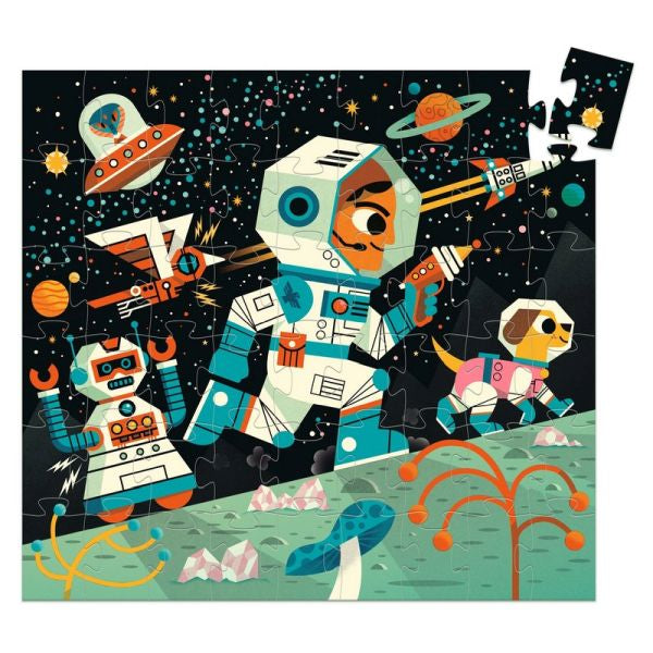 Puzzle silhouette / Station spatiale / 54 pcs