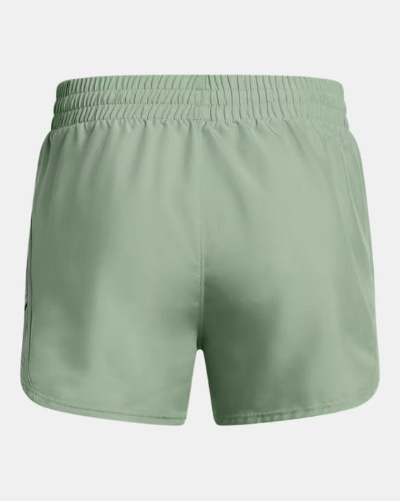 ShortUA Fly-By 3" Shorts filles - Vert - 6 à 14 ans