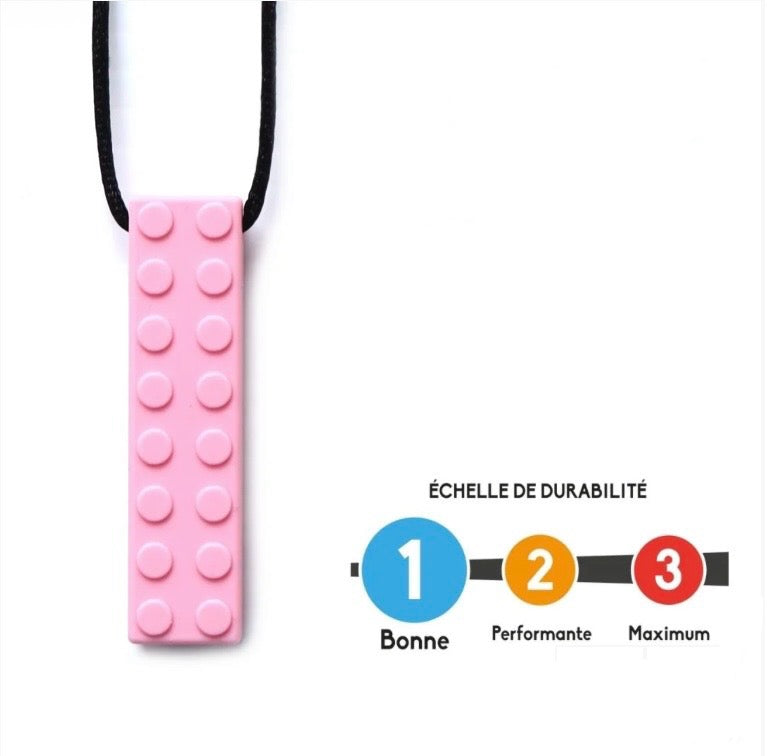 Bulle Pendentif - Bloc lego noir
