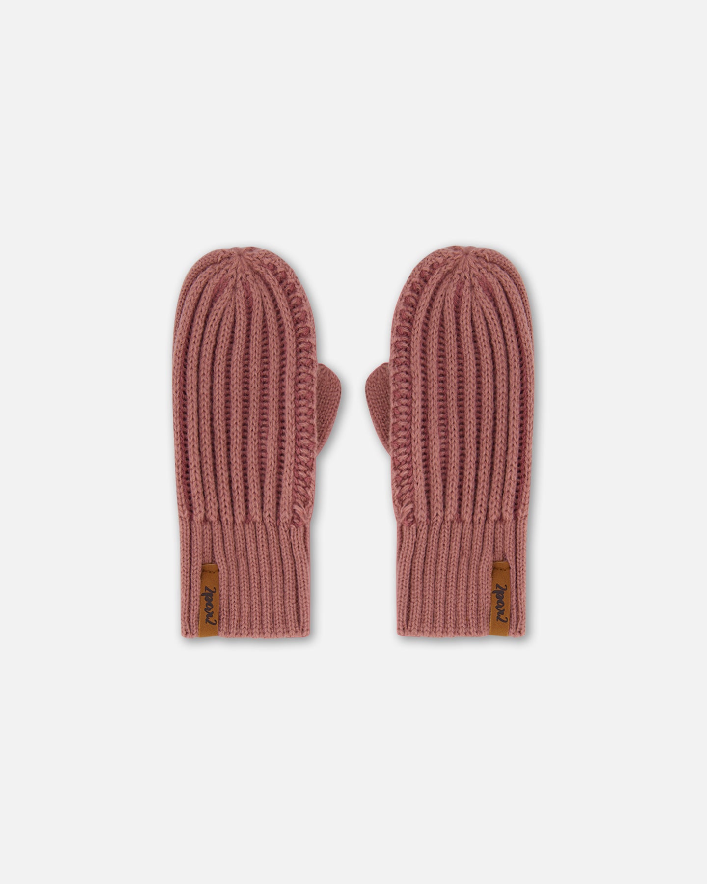 Mitaines en tricot - F30WT26-676- Rose ancien - 2 à 14 ans