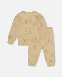 Ensemble chandail et pantalon - H20C10 - 043 - 3 à 24 mois