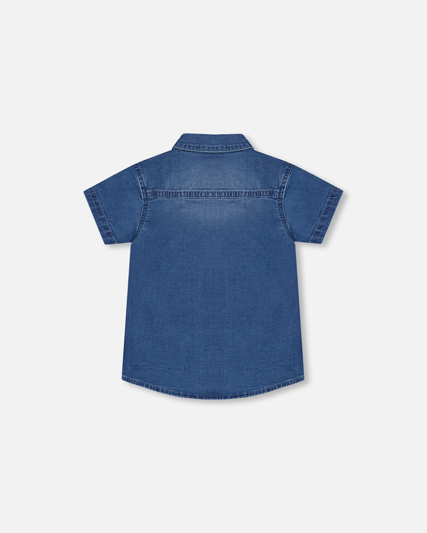 Chemise à manche courtes en denim - G30S16-123 - 2 à 8 ans