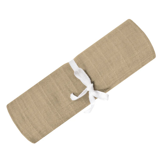 Couverture mousseline de coton - Sable