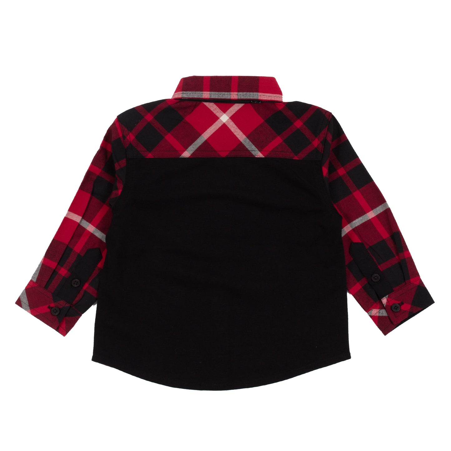 Chemise à carreaux Rouge/Noir F2475-03 - 6 à 24 mois