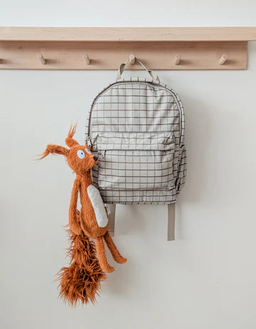 SAC-À-DOS MINI - CARREAU TAUPE