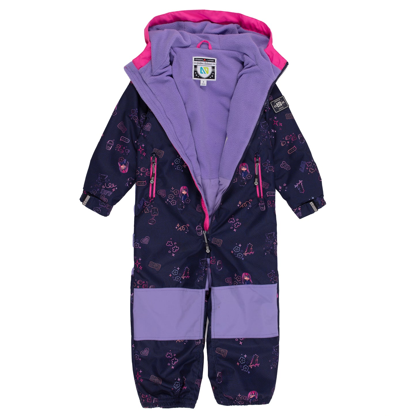 Ensemble mi-saison 1 pièce imprimé - S25M660 - 2 à 6 ans