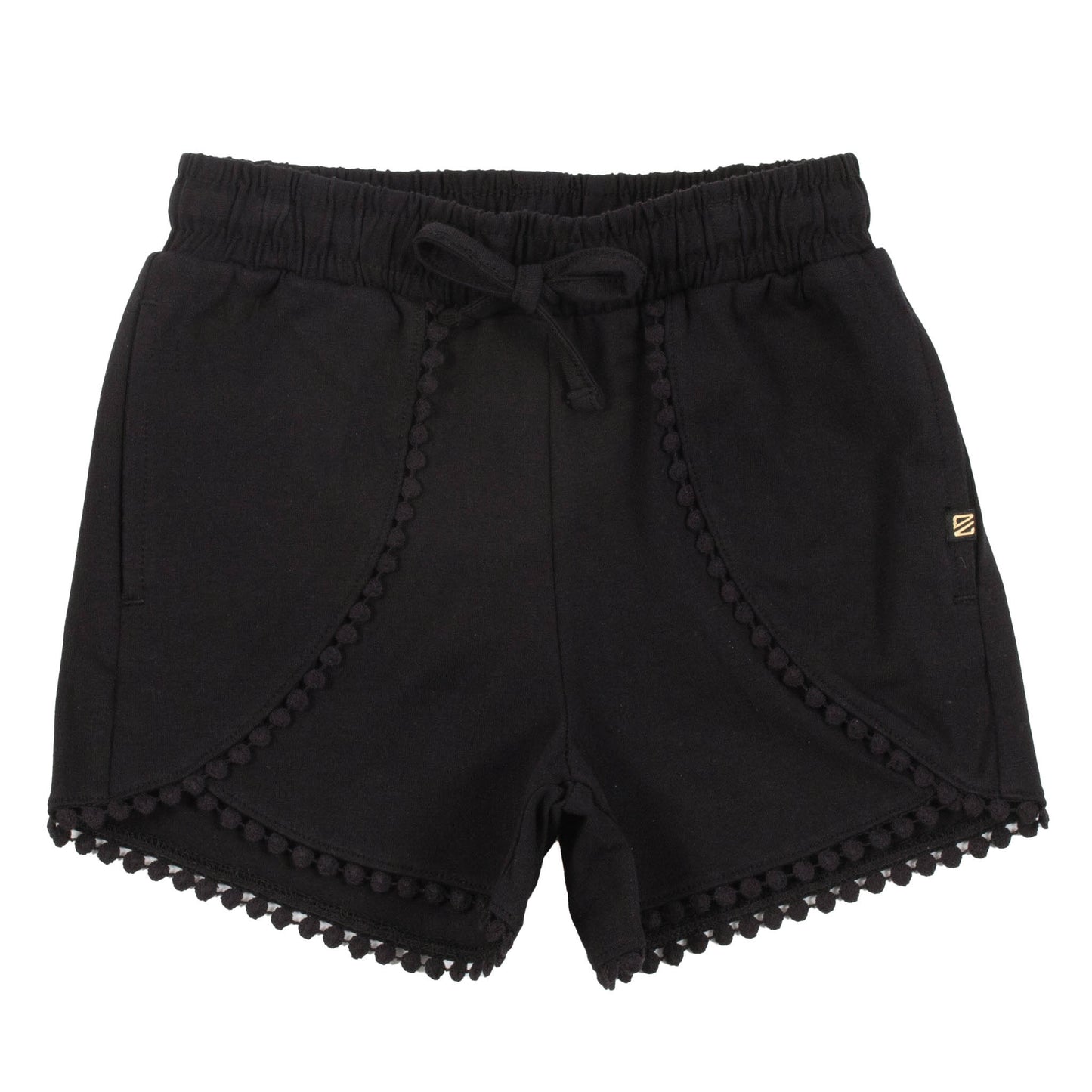 Culotte courte noir - Joli colibri - S2502-16 - 2 à 10 ans