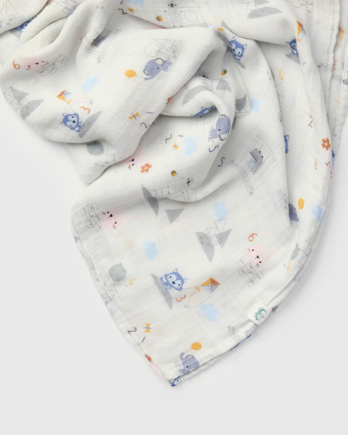 Couverture de mousseline de bambou - Mini Mathletes