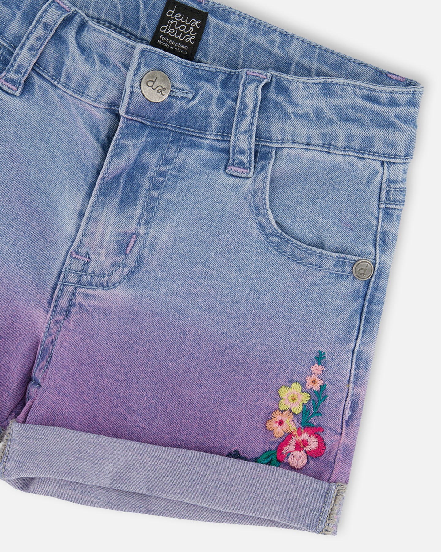 Culotte courte en denim - G30H27-125 - 2 à 10 ans