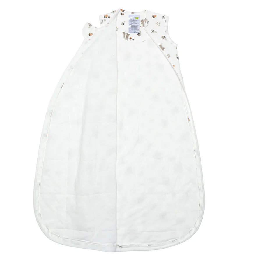 Sac de nuit matelassé en bambou - Écureuil (1.0 tog)