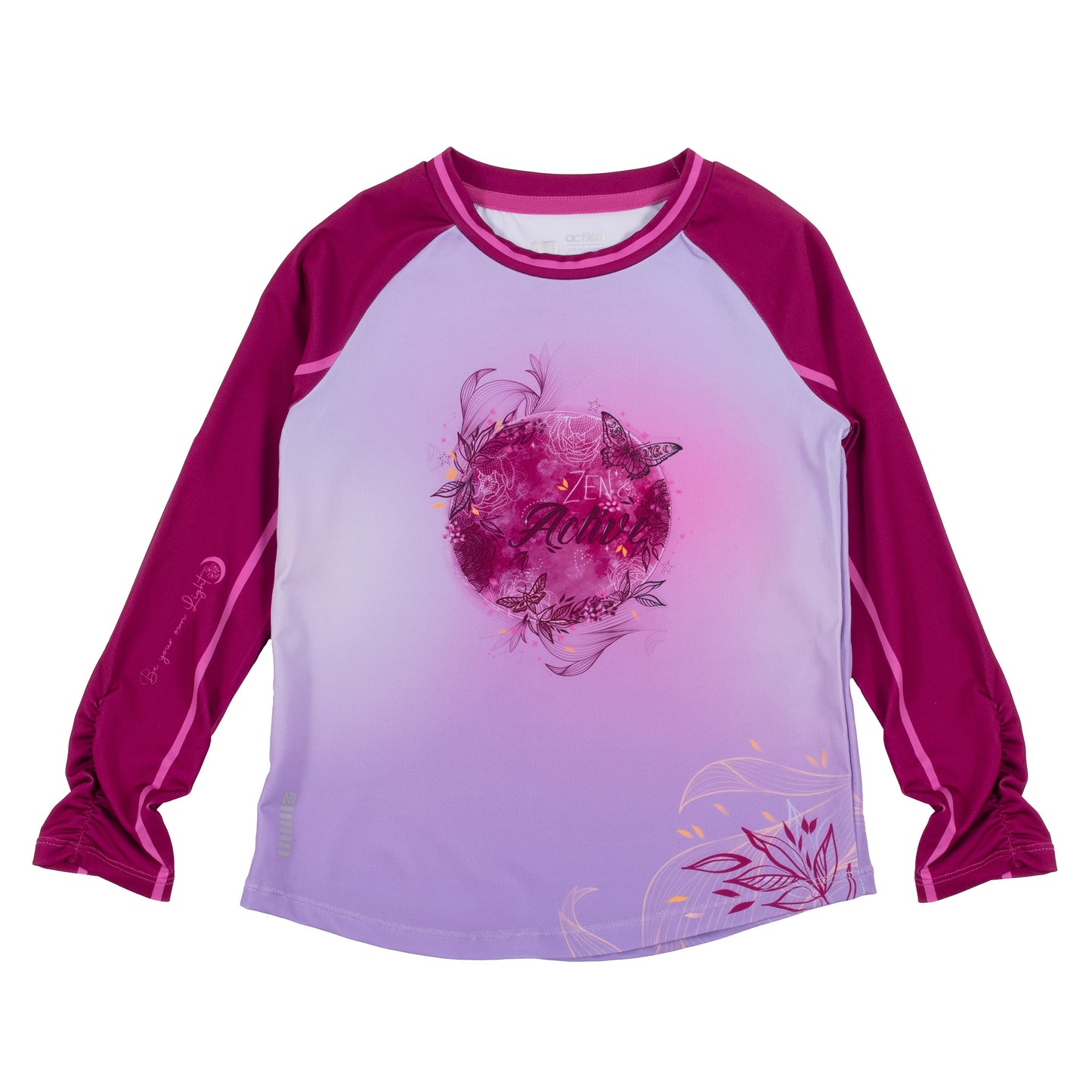 T-shirt Athlétique à manches longues - Zénitude - F24A82-04 - 4 à 14 ans