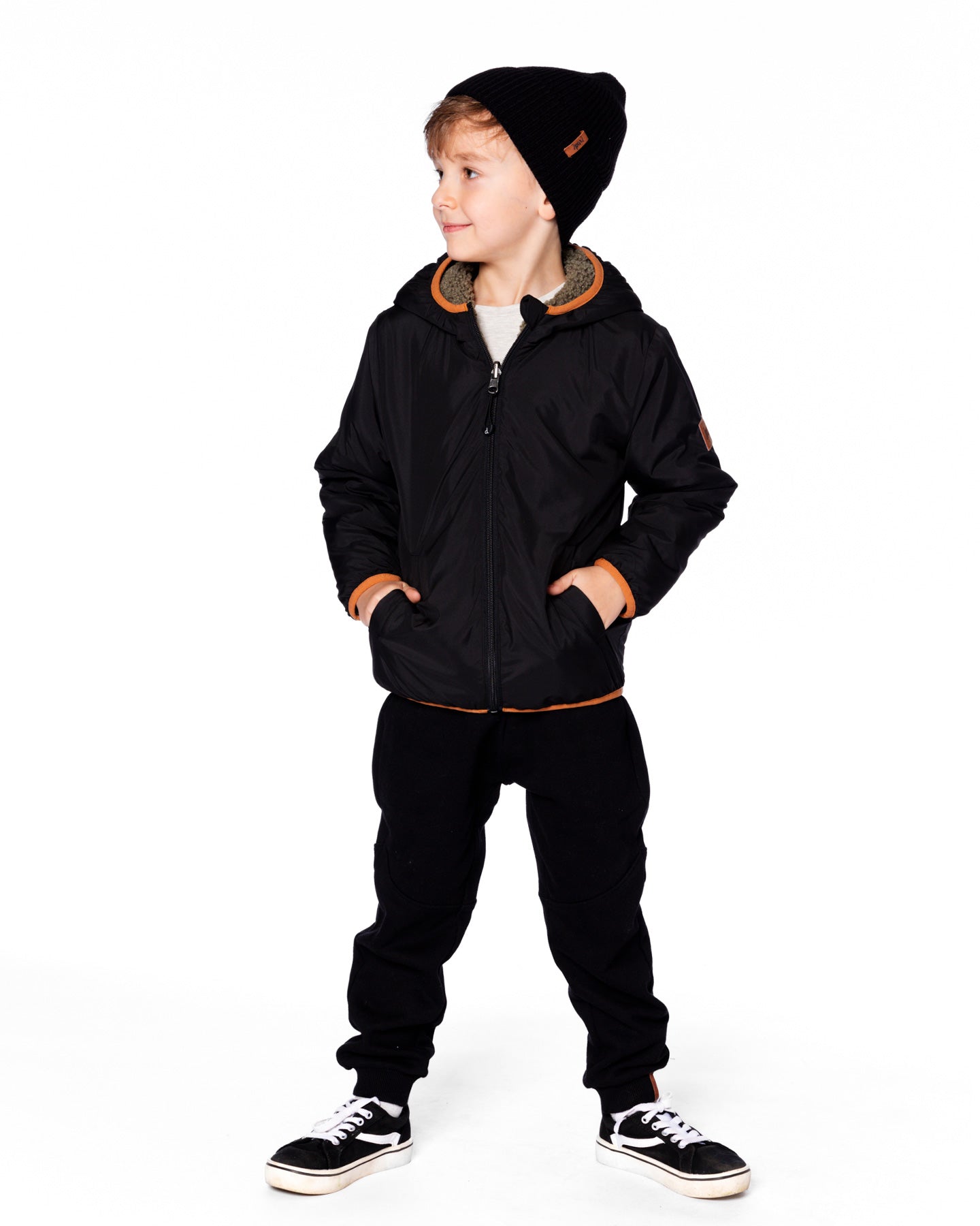 Manteau mi-saison réversible - H20W65-999 - 2 à 10 ans