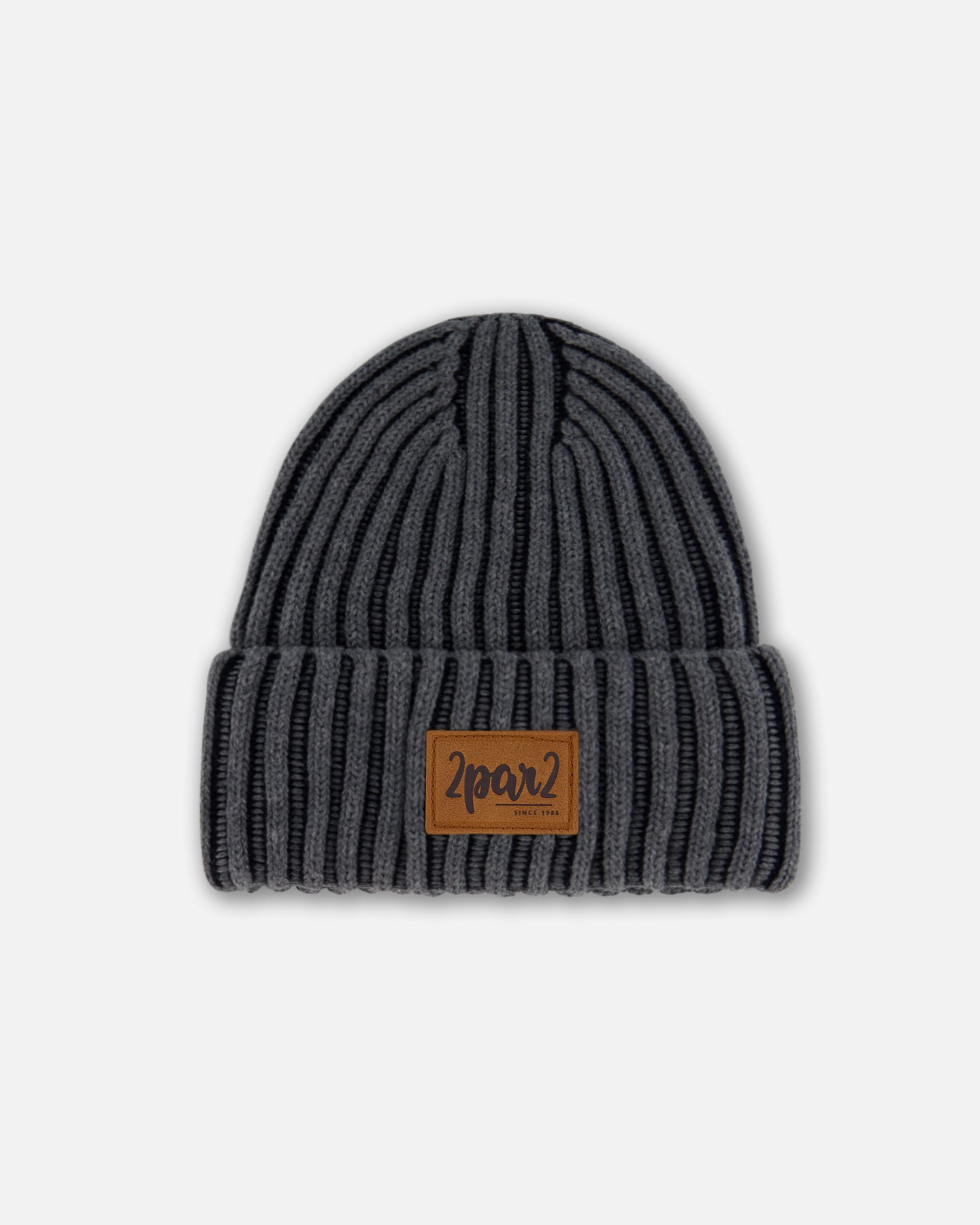 Tuque en tricot - F30WT24-999- Anthracite - 2 à 14 ans