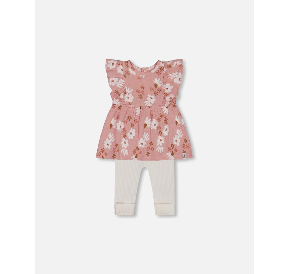 Ensemble tunique et legging en coton organique - G30A10_069 - 3 à 24 mois
